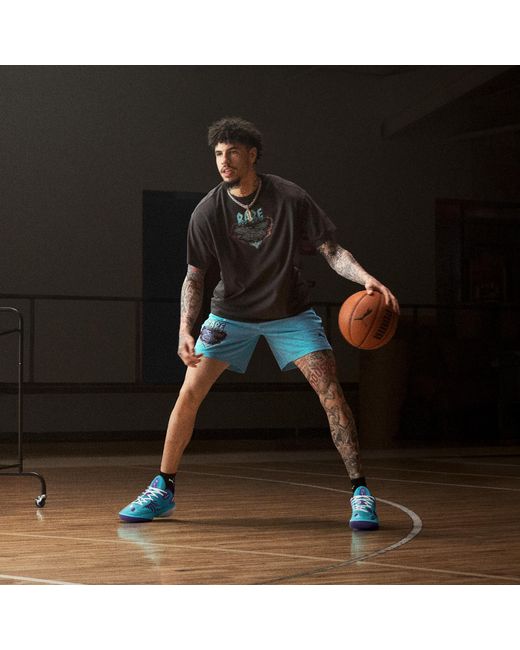 PUMA Blue Mb World.01 Basketball Shoes