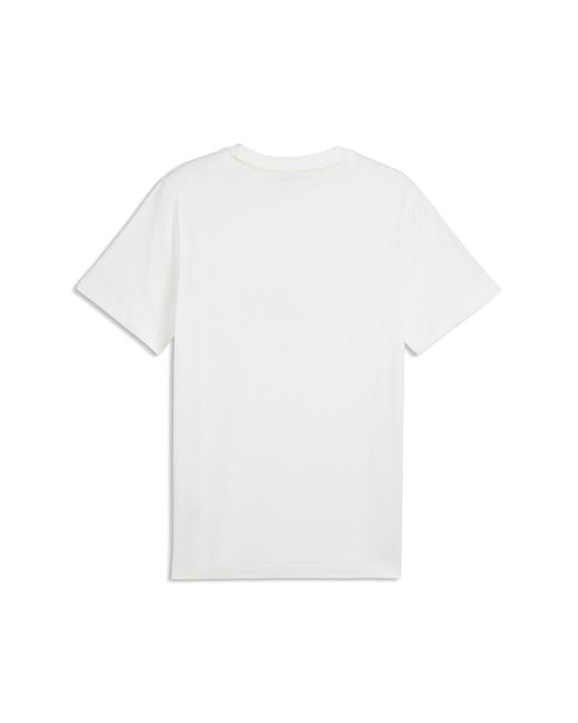 PUMA White X Aston Martin Aramco F1 Team Essentials T-Shirt for men
