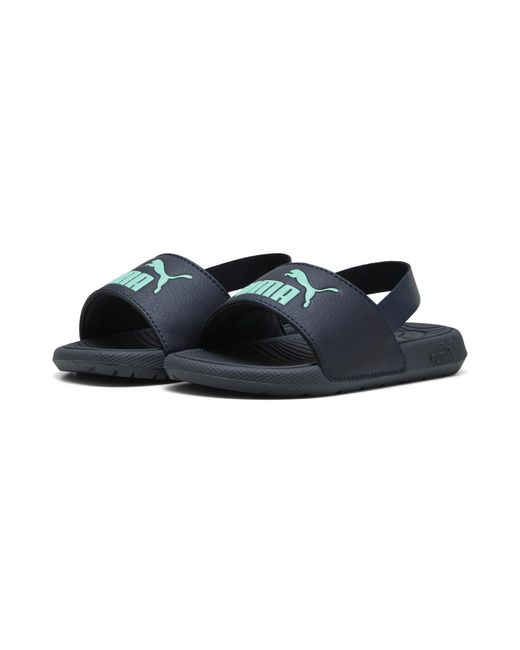 PUMA Blue Cool Cat 2.0 Slides Mit Fersenriemen Baby