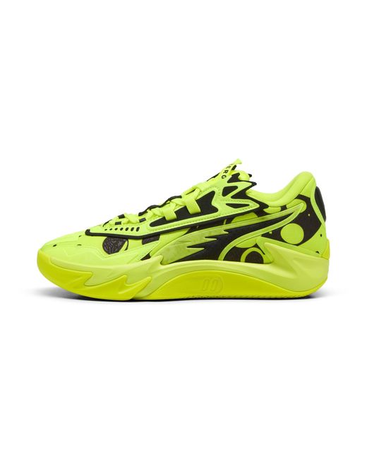 PUMA Yellow Scoot Zeros Ii Basketballschuhe Schuhe, Alert/Schwarz