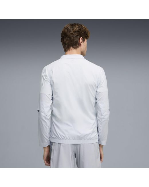 PUMA Gray Lightspeed Ultraweave Lightweight Running Jacket for men