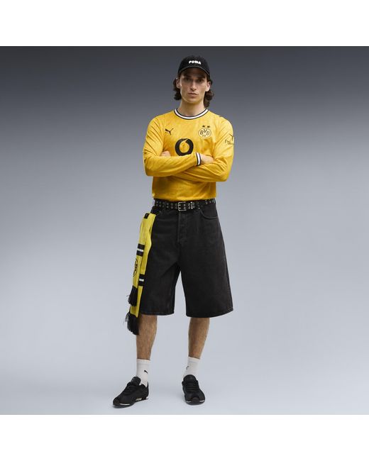 PUMA Yellow Borussia Dortmund 26/27 Home Long Sleeve Jersey for men