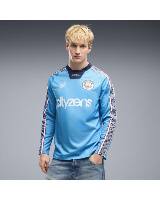 PUMA Blue Manchester City King Relaxed Jersey for men