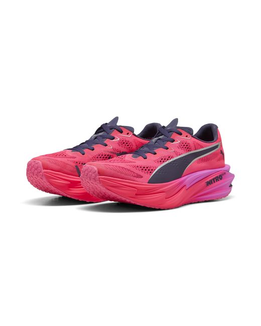 PUMA Pink X Hyrox Deviate Nitroâ Elite 4 Running Shoes