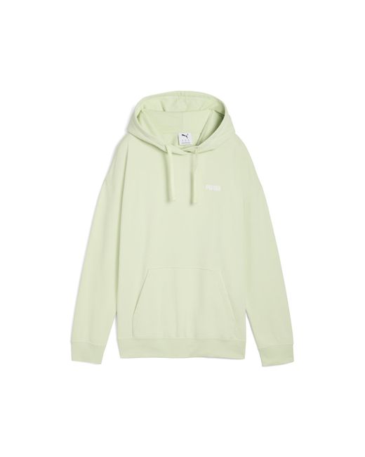 Sudadera Holgada Con Capucha Essentials Small Logo Para Mujer PUMA de color Green