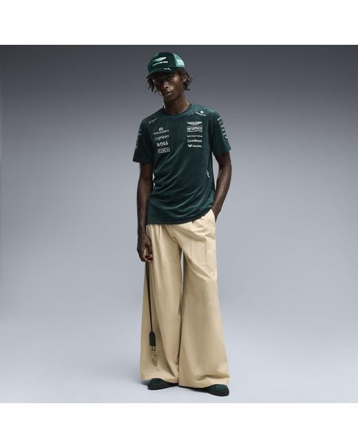 PUMA Green X Aston Martin Aramco F1 Team Replica T-Shirt for men