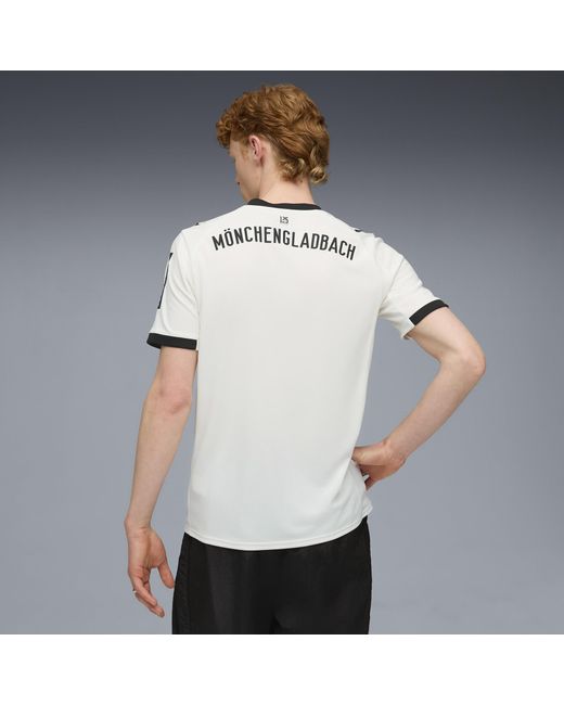 PUMA Borussia Mönchengladbach 25/26 Heimtrikot Herren, Sport, Warm/Schwarz in White für Herren