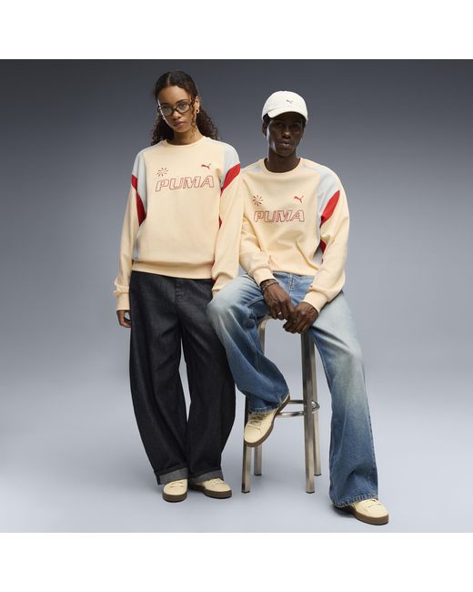 PUMA Natural Suede Patch Sneakers