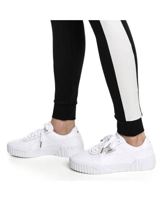 cali women's sneakers puma white