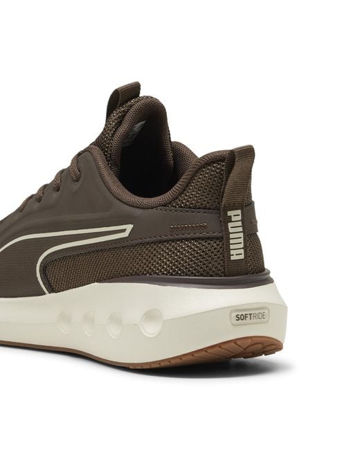 PUMA Brown Softride Carson Sneakers for men