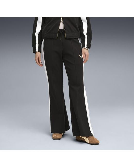 PUMA Black T7 Flared Pants