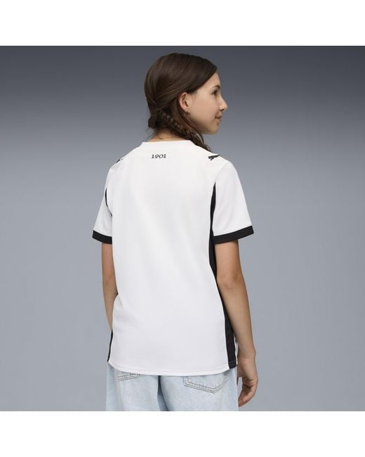 PUMA Gray Stade Rennais Fc 25/26 Auswärtstrikot Teenager, Kleidung, /Schwarz