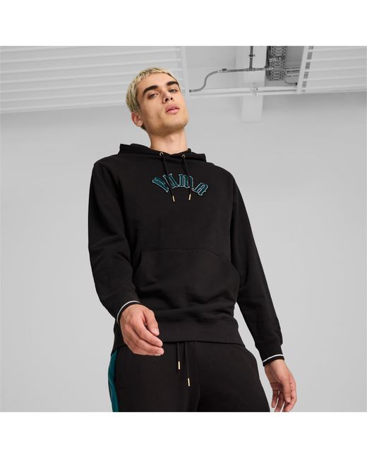 PUMA Black Play Loud Classics Hoodie for men