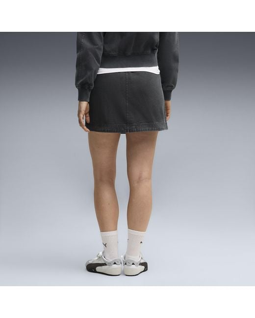 PUMA Gray Future..Archive Washed Twill Skirt