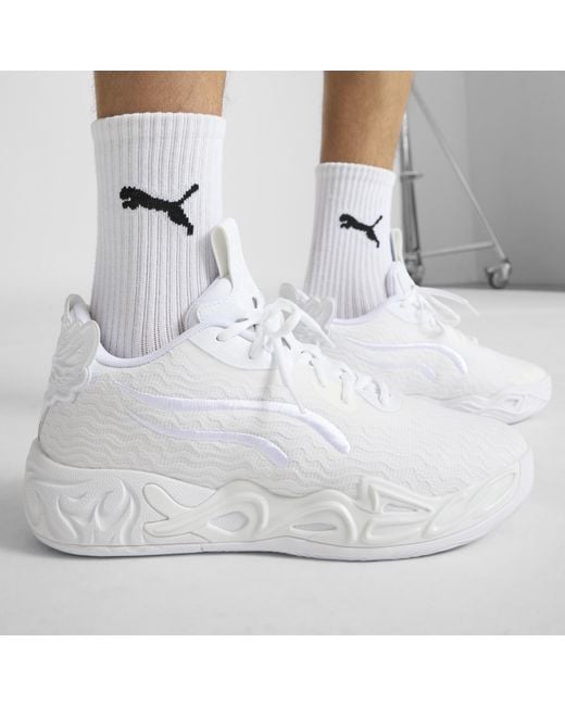 Chaussures De Basketball Mb.04 Lo Ice Blanc E PUMA en coloris White