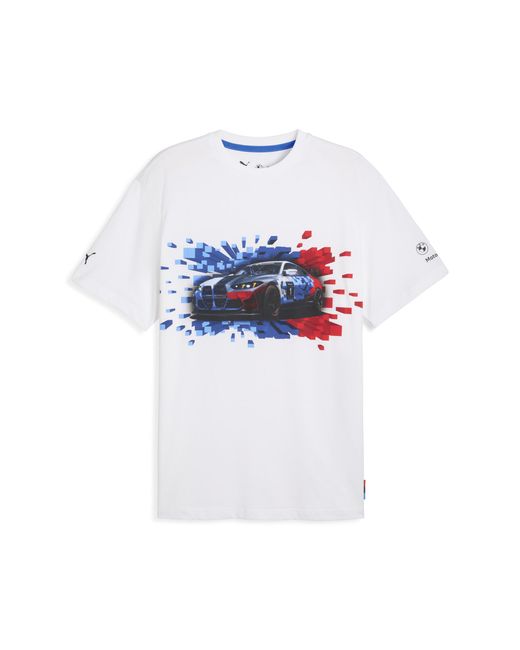 Camiseta Bmw M Motorsport Graphic Mono Para Hombre PUMA de hombre de color White