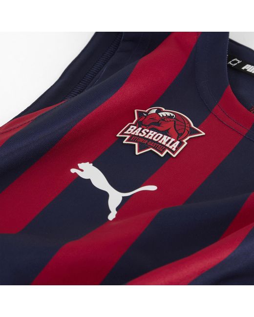 PUMA Saski Baskonia 24/25 Heimtrikot in Red für Herren