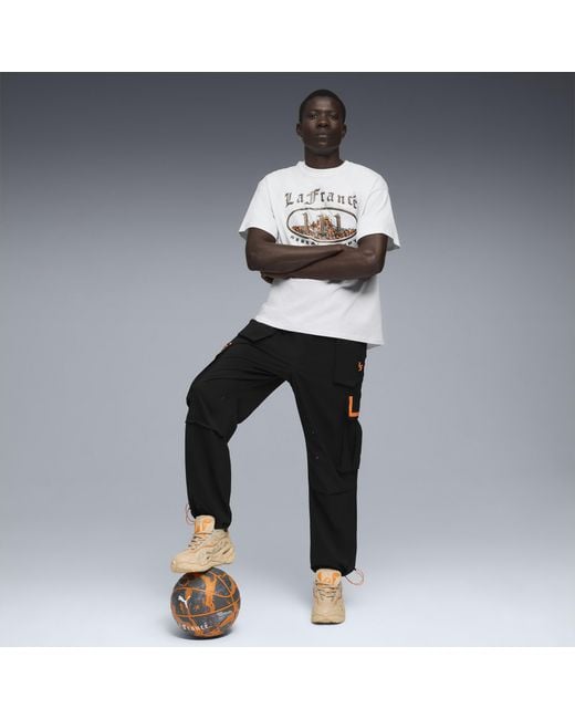 PUMA Lafrancã Heem Uniseks T-Shirt, Maat in het White