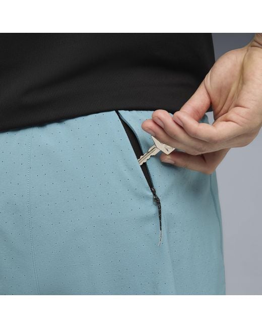 PUMA Blue Dreamrun Drycell Running 5" Shorts for men