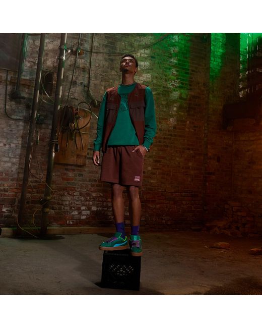 PUMA X Tmnt Tech Cargovest in het Brown voor heren