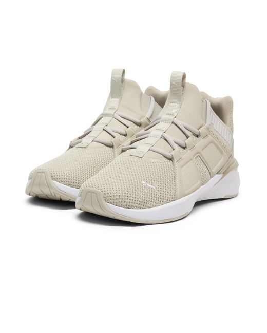 PUMA White Contempt Demi Remix Mesh Running Shoes for men