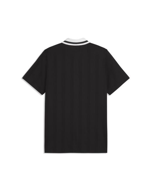 PUMA Black Mclaren Racing Jacquard Polo for men