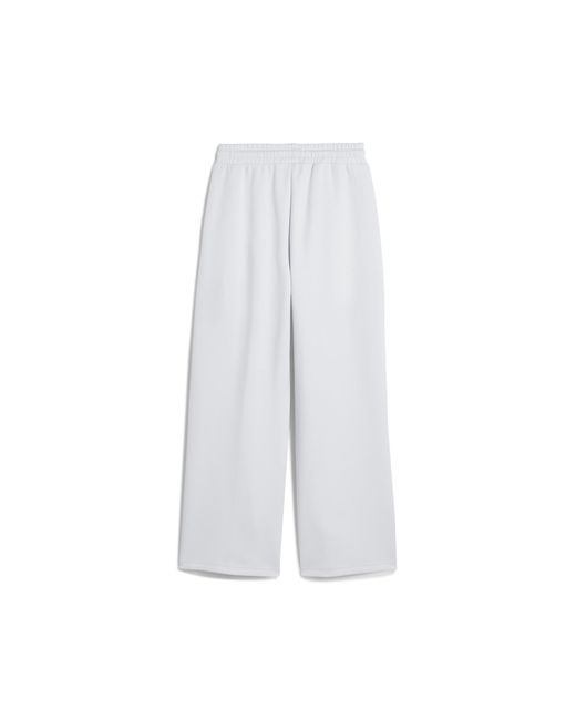 PUMA White Wardrobe Essentials Relaxed Hose Damen, Kleidung, Mist