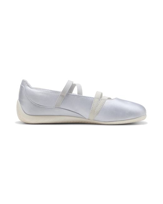 Speedcat Satin Ballet Sneakers Scarpe, Mist/Warm Bianco di PUMA in White