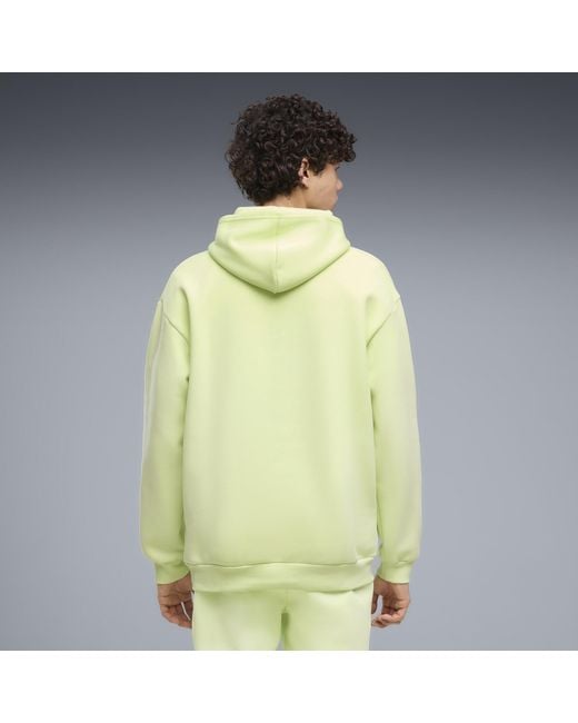 PUMA Green Elevated Essentials Hoodie for men