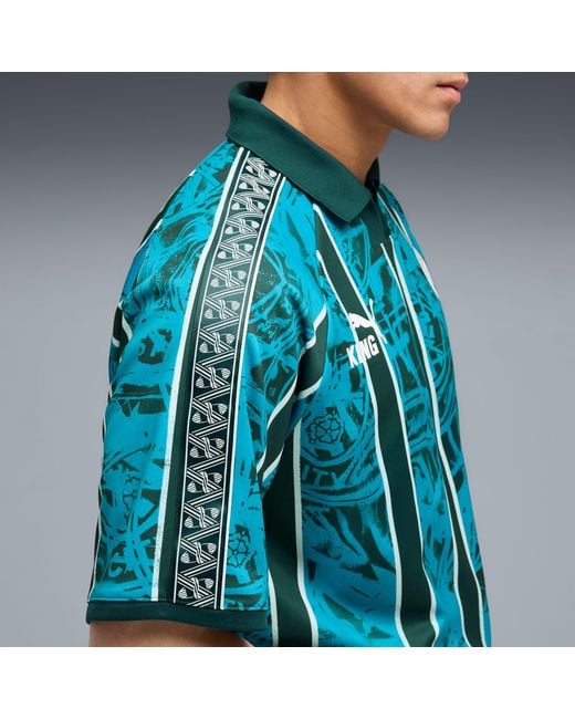 PUMA Blue Manchester City King Retro Jersey Dark for men