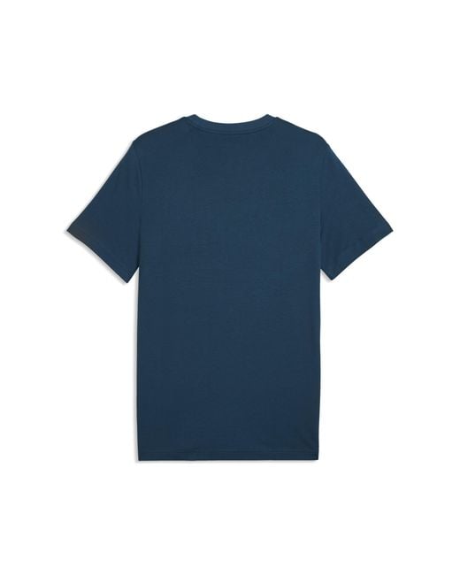 PUMA Blue Ess No. 1 Logo T-Shirt for men