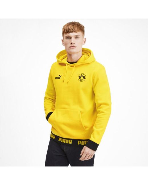 Puma yellow hoodie hotsell