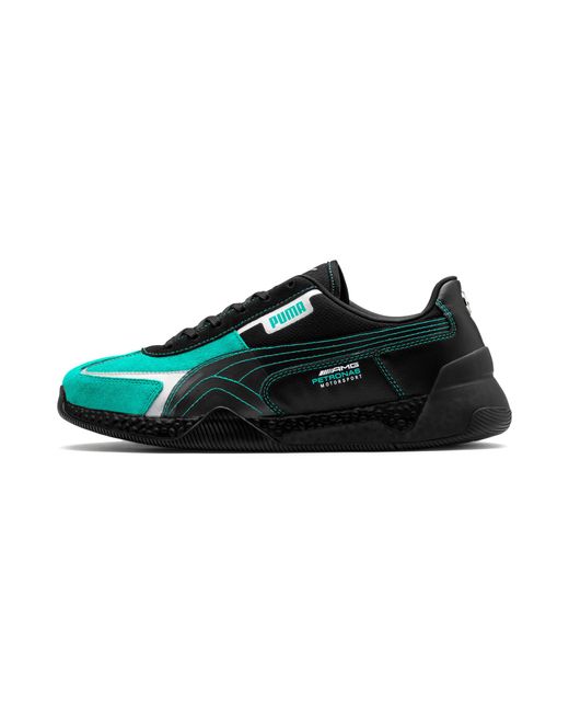 PUMA Black Mercedes Amg Petronas Speed Hybrid Running Shoes for men