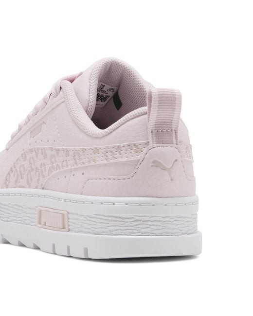 PUMA White Mayze Wild Sneakers Kids