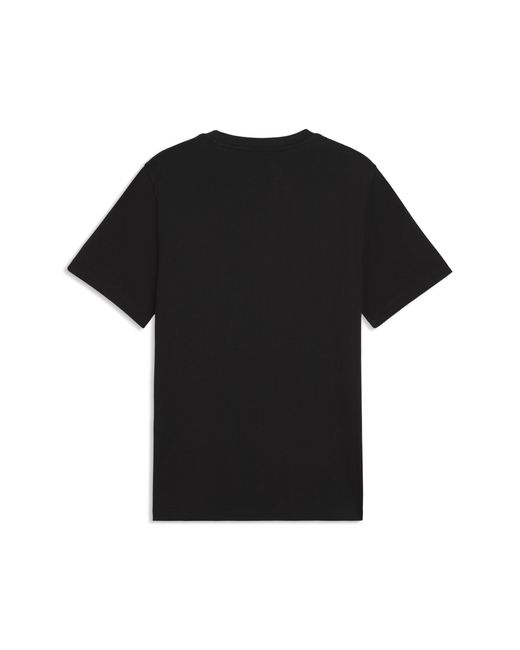 PUMA Black Essentials Small No.1 Logo T-Shirt for men