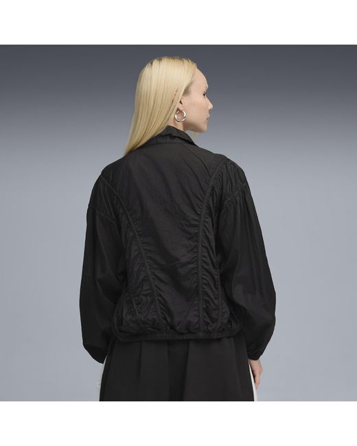 PUMA Dare To Oversized Geweven Jack Voor Maat in het Black