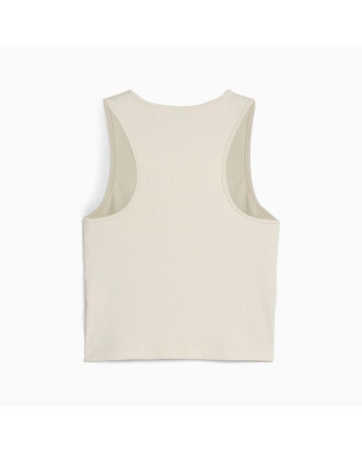 PUMA White Dare To Muted Motion Tank