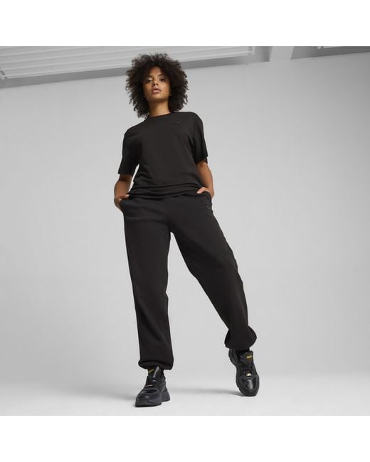 PUMA Black Essentials Elevated T-Shirt