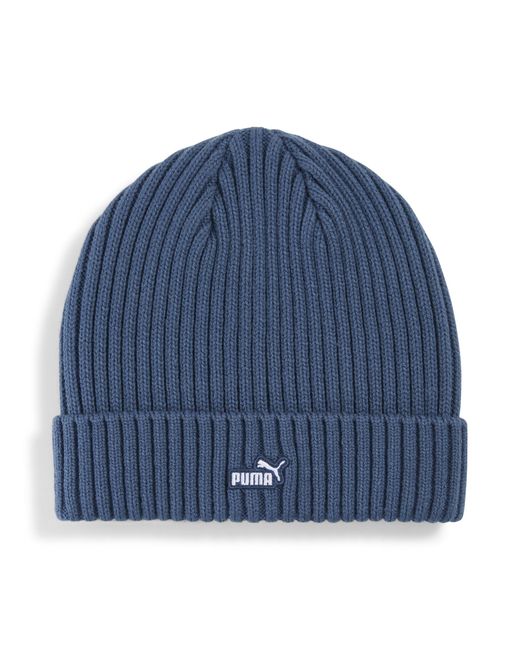 PUMA Blue Essentials Patch Beanie, Accessoires, Dark