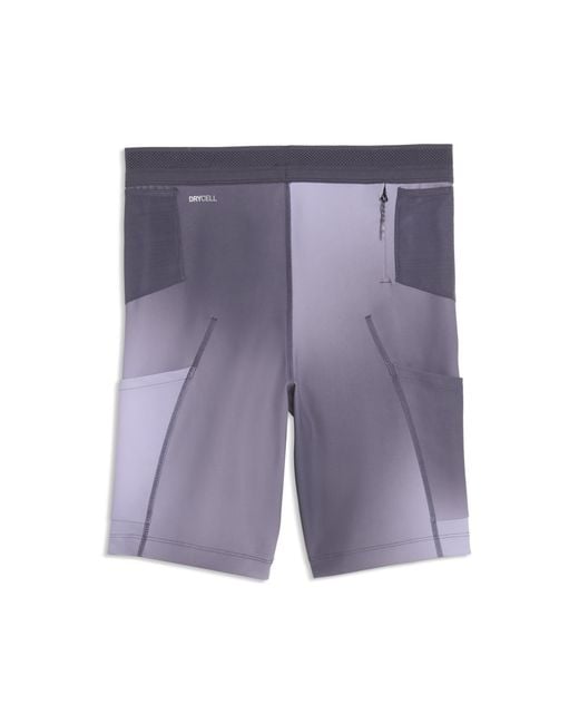 PUMA Blue Lightspeed Printed 8" Running Half Tights for men