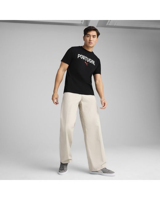 PUMA Black Portugal Ftblnrgy T-Shirt for men