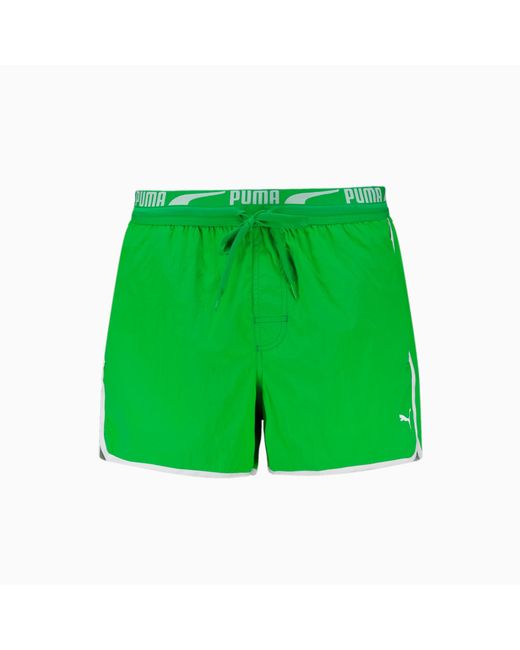 PUMA Green Swim Shorts for men