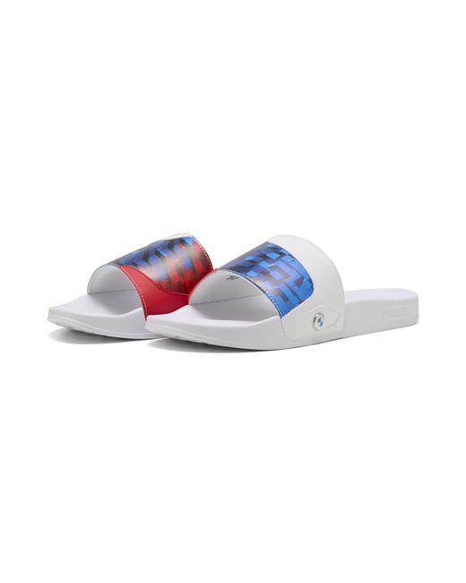 PUMA White Bmw M Motorsport Leadcat 2.0 Graphic Slides