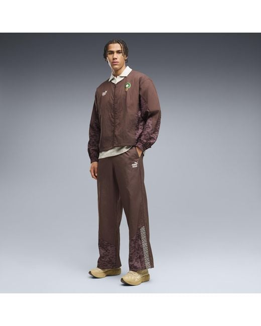 PUMA Brown X Morocco X Salehe Bembury King Track Jacket for men
