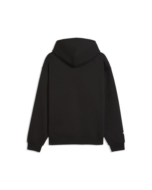 PUMA Black Ferrari Coloured Shield Fleece Hoodie for men