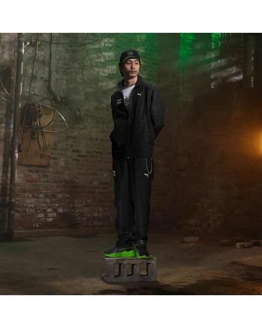 PUMA X TMNT TECH Relaxed Cargohose in Black für Herren