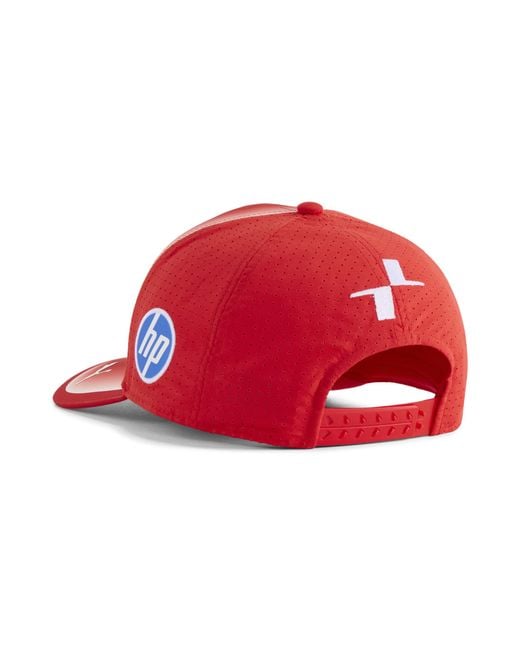 PUMA Red Scuderia Ferrari Replica Leclerc Baseball Cap