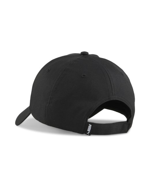 PUMA Black Essentials Metal Cat Baseball Cap