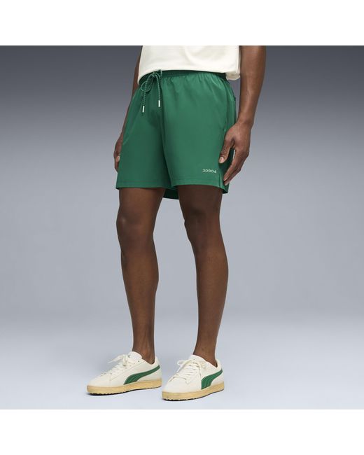 PUMA Green 30904 Woven Golf Shorts for men