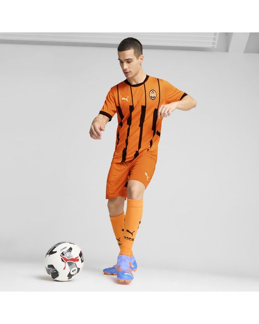 PUMA FC Shakhtar Donetsk 24/25 Shorts in Orange für Herren